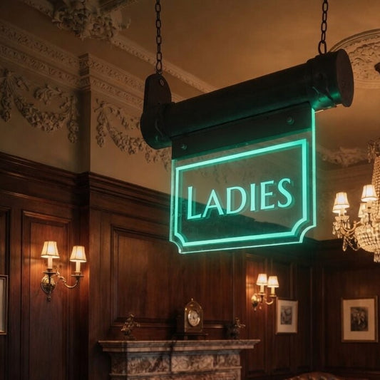 Art Deco Style Toilet Sign