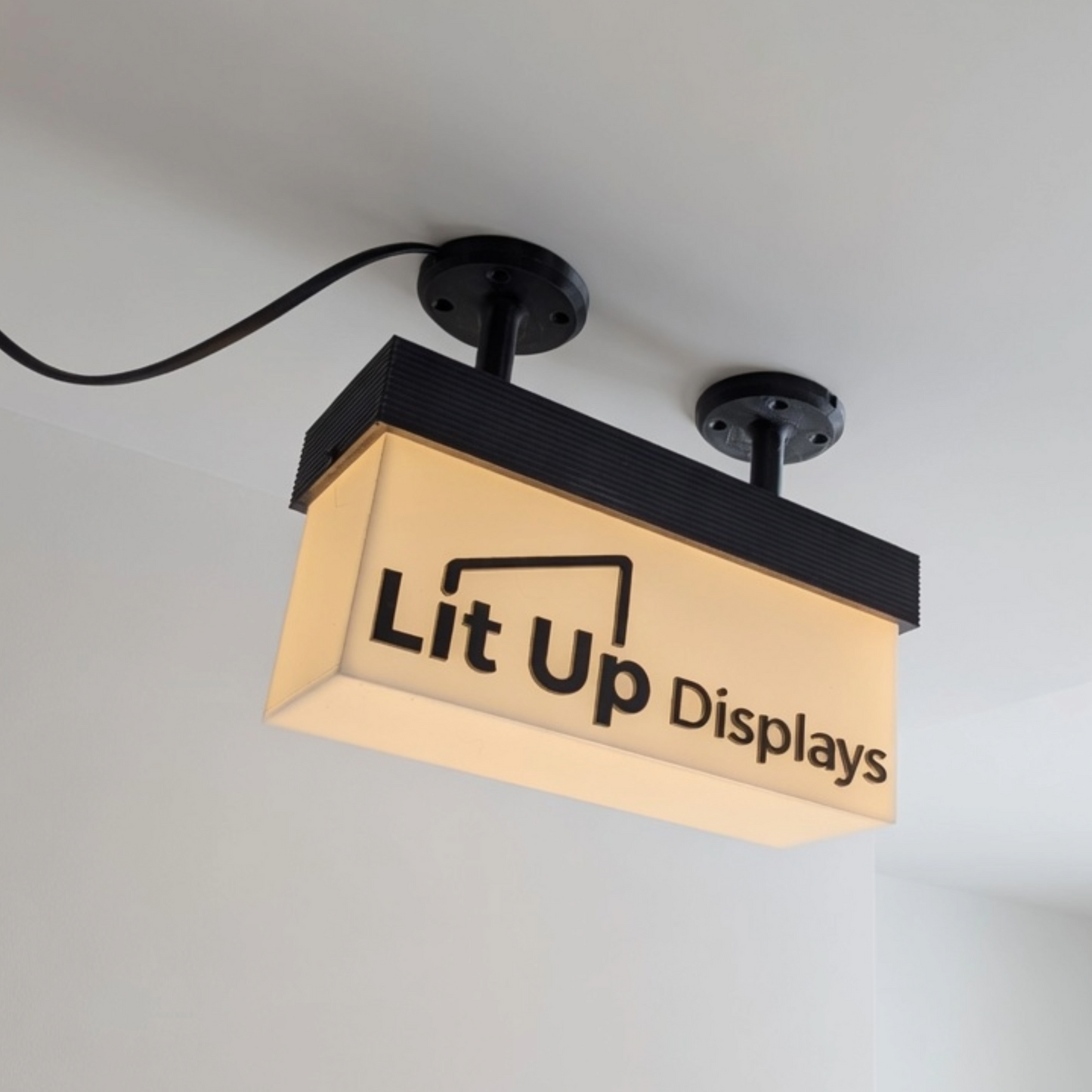 Ceiling Mount Display Lighting Sign